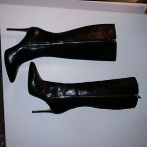 MK Tall 4" Heel Black Boots